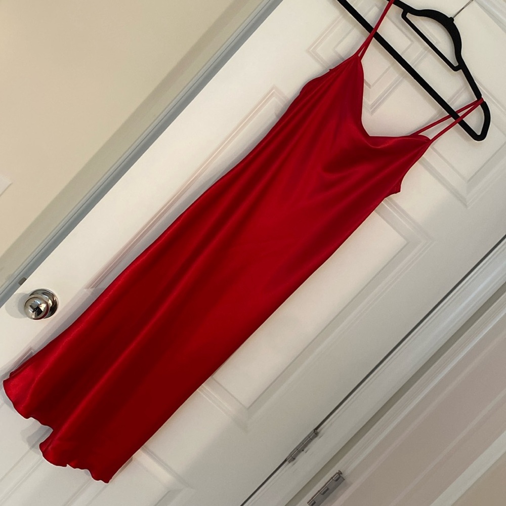 NWT BCBG midi slip dress